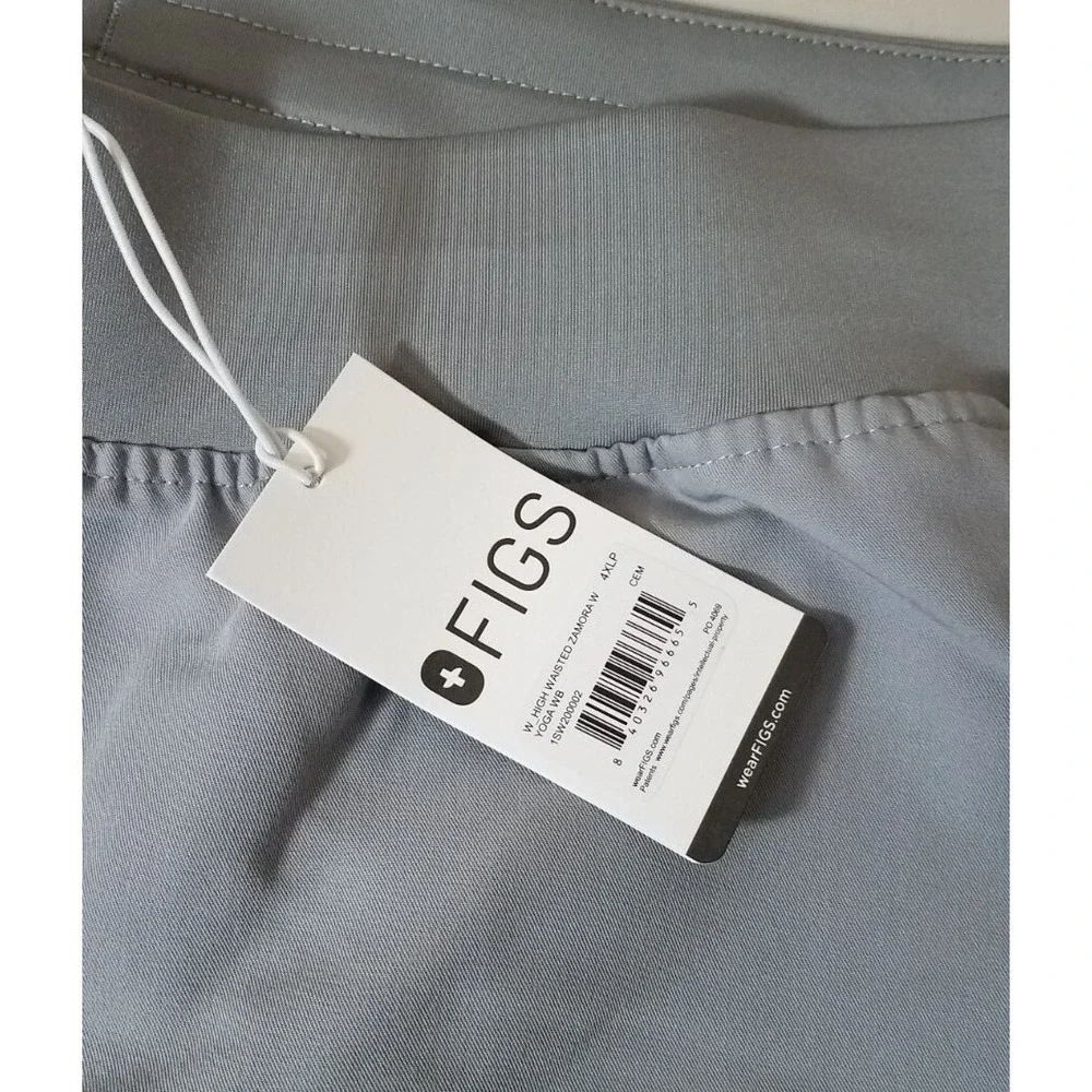 Figs High Waisted Zamora W Yoga Waistband Scrub Pants Women size‎ 4XL Petite NEW